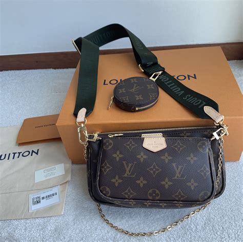 louis vuitton khaki bag|Louis Vuitton crossbody pochette.